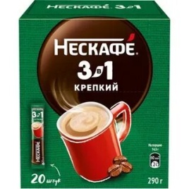 Нескафе 3 в 1 крепкий (20 шт.)