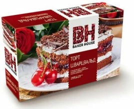 Торт Baker House "Вишня" Шварцвальд 350 гр.