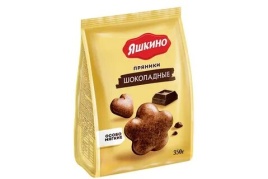 Пряники 350 гр. шоколадные упак