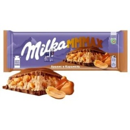 Милка 270гр Карамель/Арахис