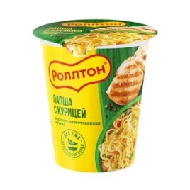 Ролтон лапша в стакане курица 65 гр. упак (24 шт.)
