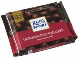 Ритер Спорт Темный  цельный орех