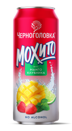 Черноголовка Мохито Клубника Манго 0,45 л. (12 шт.) ж\б