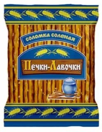 Соломка соленая "Печки Лавочки" упак (40 шт.)