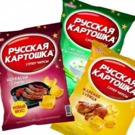 Русская картошка 140 гр. ассорти упак (9 шт.)