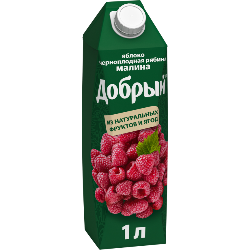 Добрый Малина Рябина Яблоко 1л. (12 шт.) фото 1