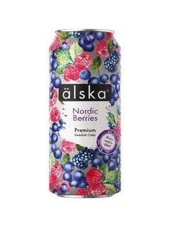 Альска Лесные Ягоды 0,44 л. ЖБ/24 4% фото 1
