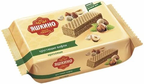 Вафли 300 гр. Ореховые фото 1