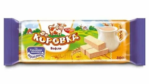Вафли Коровка 300гр. Ассорти фото 1