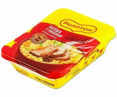 Ролтон лапша в котейнере говяжья 90 гр. упак (24 шт.) фото 1