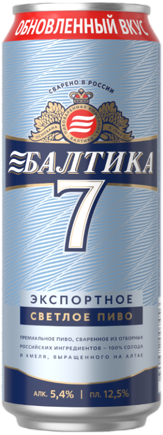 Балтика №7 0,45 л. (24 шт.) ж\б фото 1